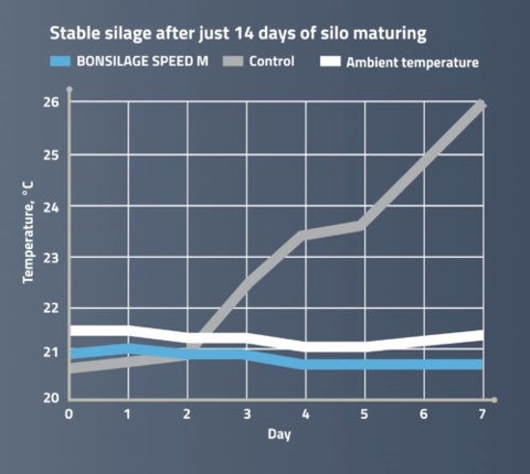 Stable silage after just 14 days